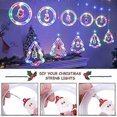 thumbnail image 3 of BLOOMWIN Xmas Window Lights, 3m Christmas Curtain Lights USB Xmas Tree Fairy Lights Novelty Window Winter Decorations for Bedroom Indoor Home, Multico, 3 of 5