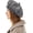 Black-white, variant on Beret Hat for Women,  Style Beanie Winter Fashion Warm Thickened Lining Knit Cap
