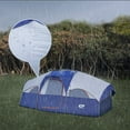 thumbnail image 3 of CAMPROS Tienda de campaña para 8 personas, tienda de campaña familiar impermeable a prueba de viento, 5 ventanas de malla grandes, doble capa, cortina dividida para habitación separada, portátil con b, 3 of 5