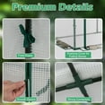thumbnail image 5 of Costway 47" x 22" x 24" Portable Mini Greenhouse with 2 Zipper Doors & Ground Stakes, 5 of 12