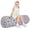 Cat, variant on Stuffed Animal Storage Bean Bag Chair Cover (No Filler), Cylinder Plush Toy Storage Stuff and Sit Seat for Kids Boys and Girls, Canvas Large Soft Sit & Play Sofa with YKK Zipper