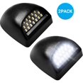 thumbnail image 1 of 2pcs License Plate Lamp Signal Light DC12V Fits for Cadillac Escalade 20022006,White LED Lights(DC12V), 1 of 8