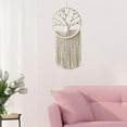 thumbnail image 5 of Macrame with Large Handmade Tree of Life Wall Hanging Wedding Party Nursery Decorations Birthday Gifts, 5 of 8