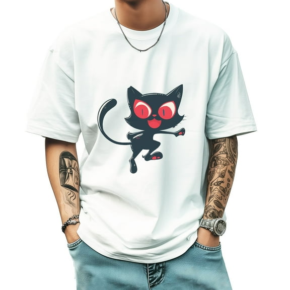 Graphic Tees for Men Summer New Print Casual Tee Fashion Trend Sports Shirt Select