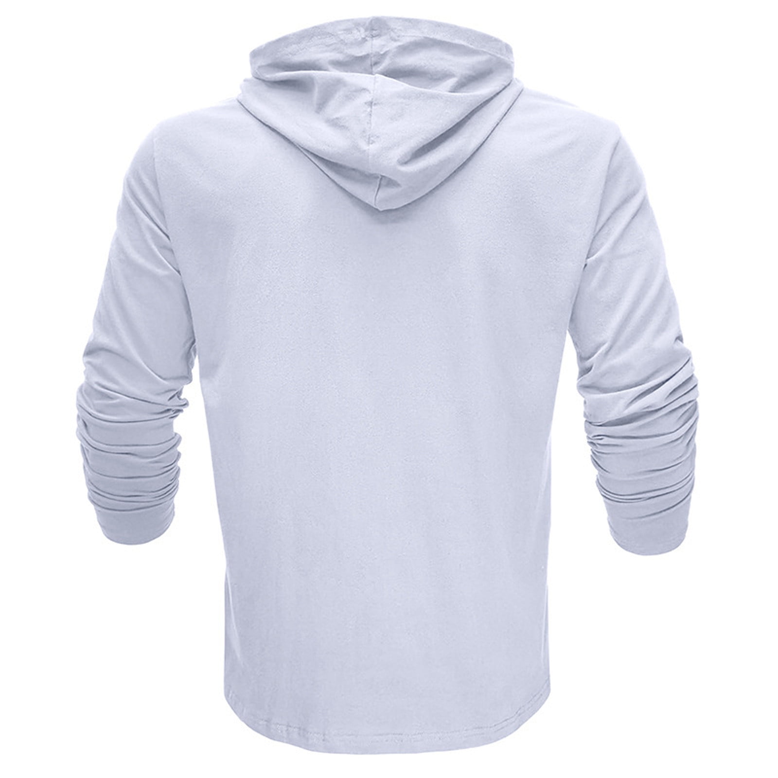 Men Short Sleeve Hooded T-shirt Sports Tops Tee Shirt Hoodie