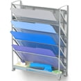 thumbnail image 1 of 6 Tier Wall Mount Document Letter Tray Organizer, Black, 1 of 5
