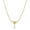 Yellow, variant on 1928 Jewelry Women's Gold Tone Yellow Porcelain Rose Faux Pearl Drop Pendant Necklace 16" + 3" Extender
