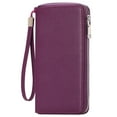 thumbnail image 3 of GAEKEAO Womens Wallet RFID Blocking Leather Zip Around Wallet Large Capacity Long Purse Credit Card Clutch Wristlet, 3 of 6