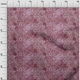 thumbnail image 3 of oneOone Cotton Cambric Pink Fabric Asian Mosaic Floral Fabric For Sewing Printed Craft Fabric By The Yard 42 Inch Wide, 3 of 4