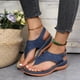 thumbnail image 1 of Chanclas de verano para mujer, zapatillas con tacón de cuña, sandalias, chanclas informales, zapatos de mujer Wmkox8yii  sa5117, 1 of 9