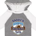thumbnail image 4 of Inktastic Daddy Football Buddy Boys or Girls Long Sleeve Baby Bodysuit, 4 of 5
