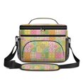 thumbnail image 2 of Lunch Box Pioneer Flower Floral Print Pattern Insulated Lunch Bag for Women Men,Medium Leakproof Lunchbox Cooler Bag Adjustable Strap,10 X 6.7 X 8 Inches, 2 of 6