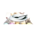 thumbnail image 3 of Rabbits in Easter Eggs 12×18 inch Placemats Heat Resistant Washable Foldable Rectangular Placemats Set Decoration Indoor Outdoor for Kitchen Dining Table 4PCs, 3 of 8