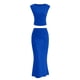 thumbnail image 1 of Conjunto de Falda PRETTYGARDEN Top Corto Azul Real Maxi XL, 1 of 8
