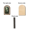 thumbnail image 5 of Fiaya Women Halloween Ghost Wooden Double-Layer Decorative Sign Arch Door Frame for Tabletop Wall Hanging Vintage Rustic Ornament Style G, 5 of 5