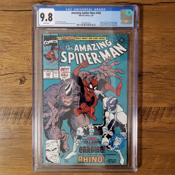 Amazing Spider-Man #344 - CGC 9.8 Comic Book