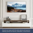 thumbnail image 3 of BELLEZE 70" Modern TV Stand for TV up to 70", Home Entertainment Center with Open Shelves and Drawers, Media Console Table, Wood Storage Cabinet for Living Room, Bedroom - Broadway (White), 3 of 7