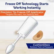 Compound W Freeze off Wart Remover, 8 Swab Freeze Applications and 12 CushionDiscs