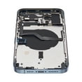 thumbnail image 6 of Replacement Back Housing W/ Small Components Pre-Installed Compatible For iPhone 12 Pro Max (No Logo) (Aftermarket Plus) (International Version) (Pacific Blue), 6 of 8