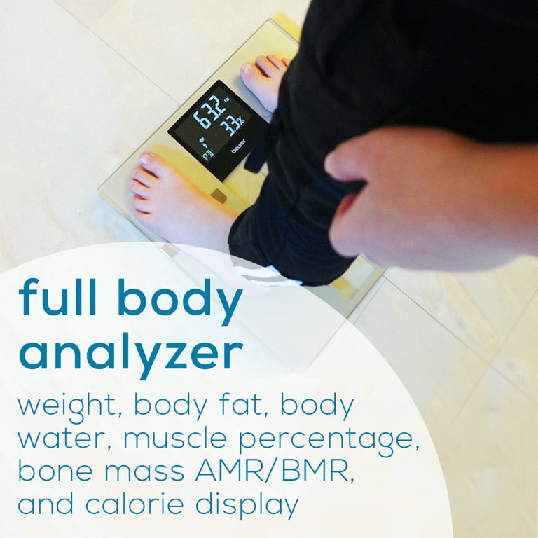 Scale for Body Weight and Fat Percentage, Highly Accurate Digital