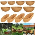 thumbnail image 3 of Trough Coco Fiber Replacement Liners For Plastic Flower Pots Coconut Fiber Mat For Alcony Courtyard Garden Flower Baskets, 3 of 7