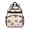 Football Helmet Beige-1, variant on Football Icon White Pattern Backpack for School, Cute School Bag with Adjustable Shoulder Straps and Padded Back, 15.25"x11.5"x5.25"