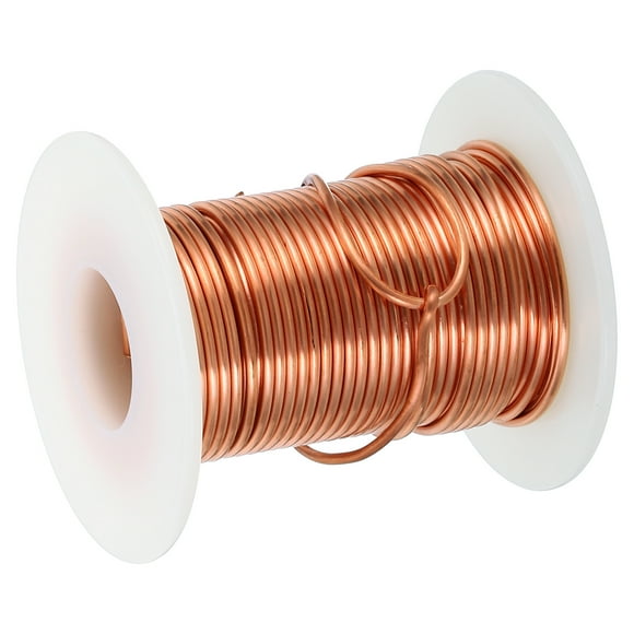 Unique Bargains Soft Copper Wire, 15Gauge/1.5mm Diameter 10m/32.8ft Spool Pure Copper Wire