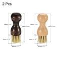 thumbnail image 2 of Uxcell Bristle Shoes Brush, Mini Polish Daubers for Leather Boots Cloth, 1Set, 2 of 5