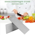 thumbnail image 4 of 2PCS Diamond Sharpening Stone, Whetstone Honeycomb Sharpener Plate with Non-Slip Base(400/1000 Grit), 4 of 7