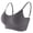 Gray, variant on EDHITNR Sports Bras for Women, Yoga Bra Women's Built up Wirefree Padded Medium Back Close Support Yoga Bras fit for Gym Running Khaki One Size