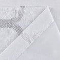 Dainty Home Carly Embroidered Cotton Shower Curtain White Textured Bathroom Decor - Walmart.com
