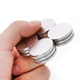 thumbnail image 2 of FINDMAG Disc Magnets, Magnets with Double-Sided Adhesive for DIY, Fridge,Scientific, 1.26'' D x 1/8'' H - Pack of 8, 2 of 6