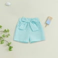 thumbnail image 2 of Gubotare Short for Girls Baby Toddler Girls Fashion Summer Casual Shorts (Green,Size 9-12 Months), 2 of 6