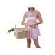 thumbnail image 1 of Mini vestido informal de verano para mujer de VISgogo, vestido corto con tiras y tirantes de Color sólido, vestido corto de moda para vacaciones en la playa VISgogo moda, 1 of 8