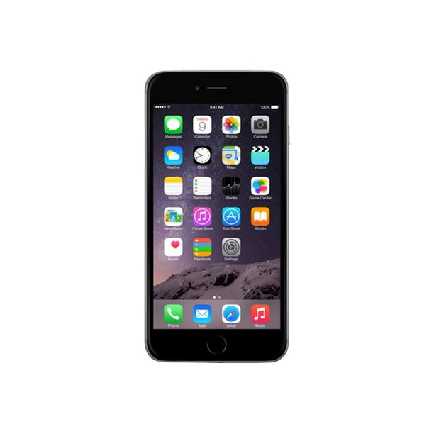 Refurbished Apple Iphone 6 Plus 64gb Space Gray Unlocked Gsm Walmart Com Walmart Com