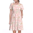 thumbnail image 1 of Disketp Easter Bunny para Vestido de Manga Corta para Mujeres, Vestidos de Verano para Mujeres, Casual y Holgado para la Playa, 1 of 6