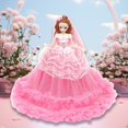 thumbnail image 3 of Vestido de novia grande de 15 pulgadas, muñeca de princesa, caja de regalo para niñas, juguetes para niños, adornos familiares, regalos de cumpleaños para niños y niñas., 3 of 6