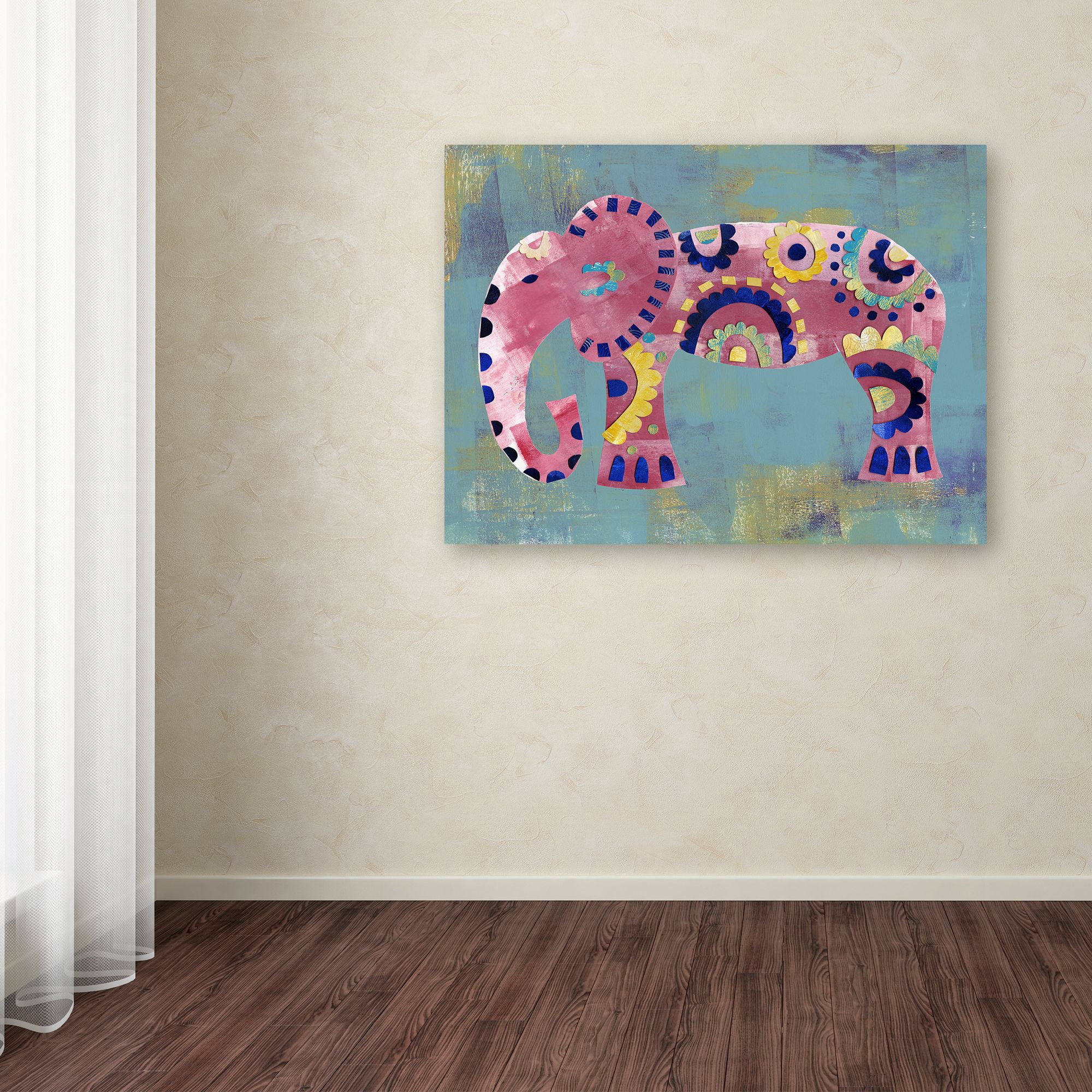 Trademark Fine Art 'Boho Elephant 4' Canvas Art by Summer Tali Hilty