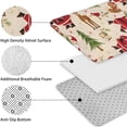 thumbnail image 5 of Beige Christmas Santa and Animal Pattern Bathroom Rugs Sets 3 Piece,Toilet Cover Set,Absorbent Non Slip Bathroom Mats Sets with U-Shaped Contour Rug Toilet Rug Set, 5 of 5