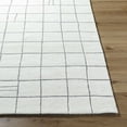 thumbnail image 3 of Hauteloom Tanya Wool Living Room, Bedroom Area Rug - Contemporary - Ivory, Charcoal - 8' x 10', 3 of 6