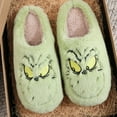 thumbnail image 6 of CHICVOMEY Christmas Slippers for Women & Men - Plush Fuzzy Family Matching House Slippers with Non-Slip Sole, Warm Cozy Holiday Slippers, 6 of 7