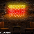 thumbnail image 2 of Glowneon Spooky Halloween Led Wall Art, Halloween Party Neon Wall Art, 2 of 5