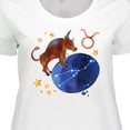 thumbnail image 4 of Inktastic Taurus Constellation Zodiac Sign Illustration Women's Plus Size T-Shirt, 4 of 5