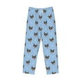 thumbnail image 6 of Uemuo Corgi Dog Pattern Men's Wide Leg Palazzo Lounge Pants with Pockets Light Weight Loose Comfy Casual Pajama Pants-Large, 6 of 9