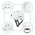 thumbnail image 5 of Semfri Kids Bike Helmet Toddler Boys Girls Ages 3-8 Years Old Children Adjustable Skateboard Cycling Helmet White, 5 of 6