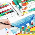 thumbnail image 4 of Juego de pintura acrílica 12ml cada tubo Pigmentos ricos a prueba de agua 24, 4 of 8