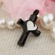 thumbnail image 1 of 6x Crucifijo de Acero Inoxidable Yuxing Corazón Negro 3 Piezas, 1 of 4