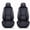 122-Black184, variant on AQBDDBQ Seat Covers Fit for Nissan Rogue 2008-2026,Comfort Leather Leather Seat Protector,Scratch Resistant Easy Clean Anti-Slip Black,Front Set(2 Seats)