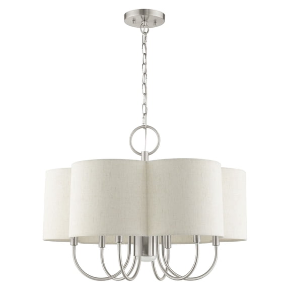 Livex Lighting - Solstice - 7 Light Chandelier in French Country Style - 24