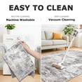 thumbnail image 4 of Brisasol 3x5 Washable Rug Modern Abstract Small Area Rug with Rubber Backing Soft Beige Grey Entryway Rugs Indoor Carpet Floor Rugs Front Door Mat for Bedroom Kitchen, 4 of 9